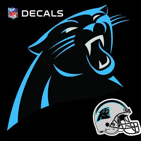 Carolina Panthers 8 Logo Decal With Bonus Decal Vinyl Reusable Auto