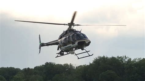 pennsylvania state police helicopter landing and taking off with siren 8 1 17 youtube