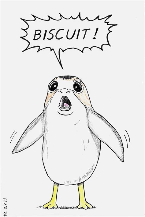 Enjoy a free coloring page to keep the children occupied until the feast is served on thanksgiving day. Image result for porg | Star wars art, Coloring pages, Art