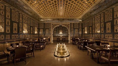 Jaipur This Opulent Restaurant Pays Homage To The Sheesh Mahal At Amer