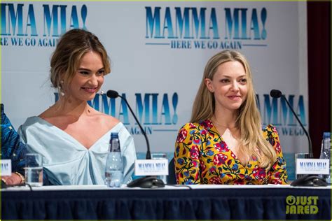 Photo Lily James Amanda Seyfried Join Mamma Mia Sequel Cast At Sweden