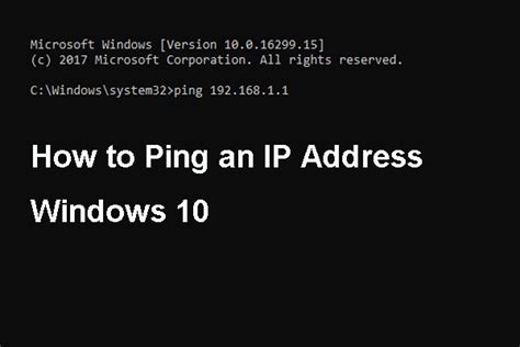 Step By Step Guide On Pinging An Ip Address Windows 10