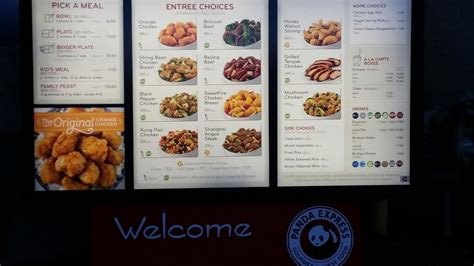 Panda Express Menu Prices