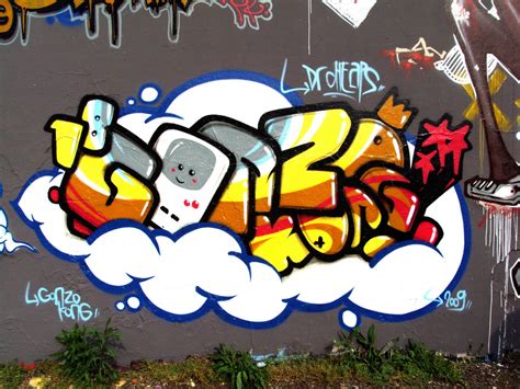 Write your word and color the elements ». Graffiti on the wall: GRAFFIRI ALPHABETS BUBBLE >> GonZo's ...