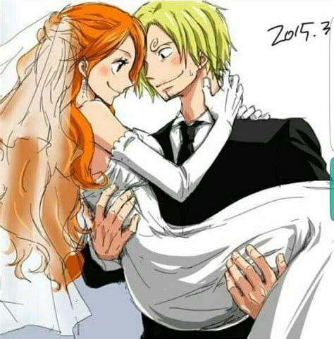 One Piece Wallpaper One Piece Nami And Sanji Kiss Episode