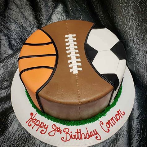Sports Ball Birthday Cake The Makery Cake Co