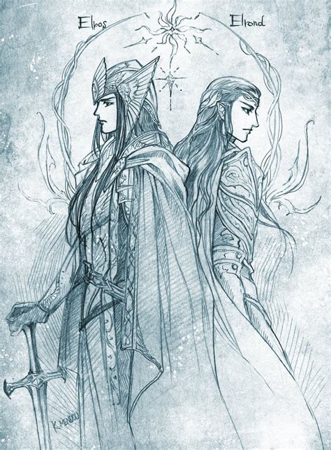 Elrond And Elros Tolkien S Legendarium And More Drawn By Kazuki Mendou Danbooru