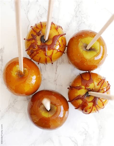 Crunchy Toffee Caramel Apples Recipe Party Ideas Party Printables