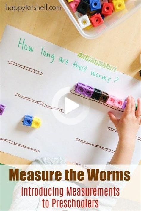 Measure The Worms Easy Measurement Activity For Preschoolers
