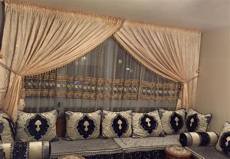 Vente rideaux salon marocain 2020 pas cher - Déco Salon Maroc