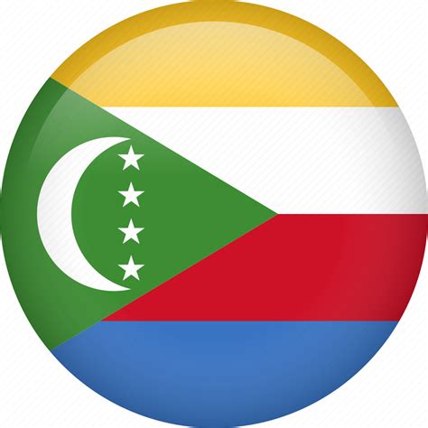 Comoros Circle Country Flag National Nation Icon Download On