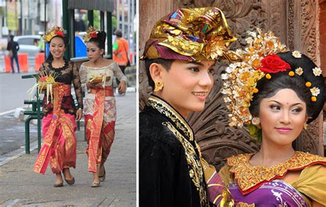 Busana pengantin tradisional indonesia ada banyak ragamnya, sesuai adat budaya di tiap wilayah. Pakaian Adat Bali Pria dan Wanita, Gambar, beserta Penjelasannya | Adat Tradisional