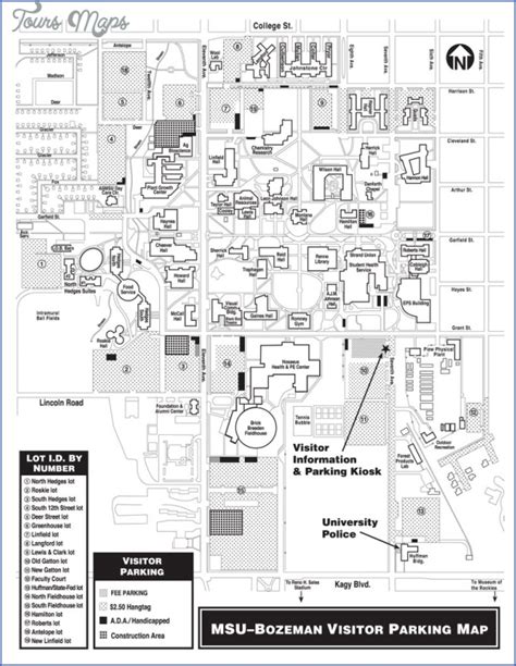 Map Of Montana State University