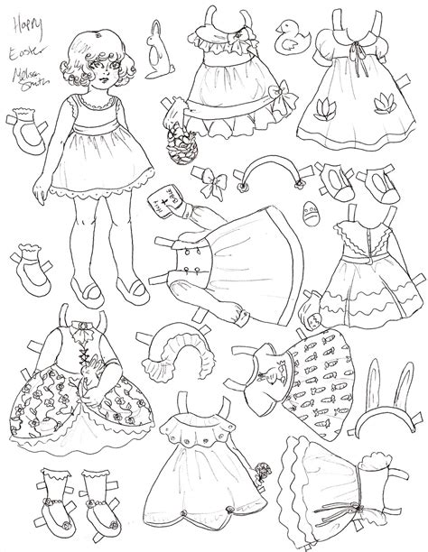 Learn how to make bow tops, mosaic vases, patchworks & quilts, knots, and drawings & paintings and more. Miss Missy Paper Dolls: Happy Easter Paper doll
