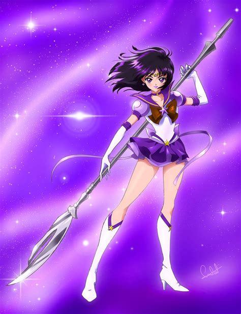 Eternal Sailor Saturn by https deviantart com mistressainley on DeviantArt Chiến binh