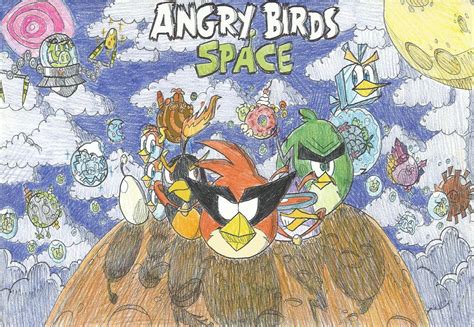 Angry Birds Space Go To Space By Felixtoonimefanx360 On Deviantart