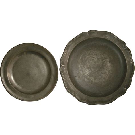 Pewter Charger Plates Old Dutch 13 Brushed Nickel Charger Plates