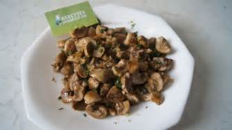 Poêlée de champignons de paris