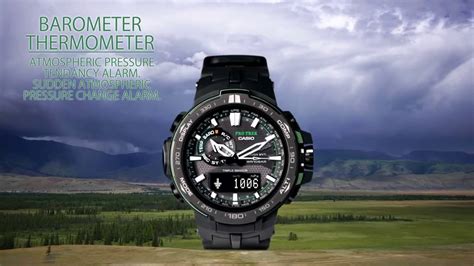 Watches marked 100m have the same water resistance as 10 bar watches. Casio Pro Trek PRW-6000 - Karóra Centrum - YouTube