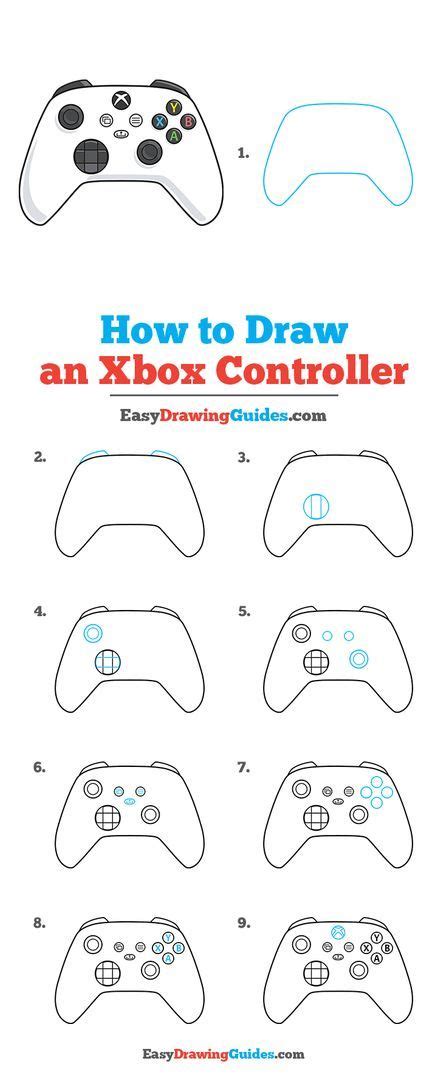 How To Draw An Xbox Controller Really Easy Drawing Tutorial Xbox