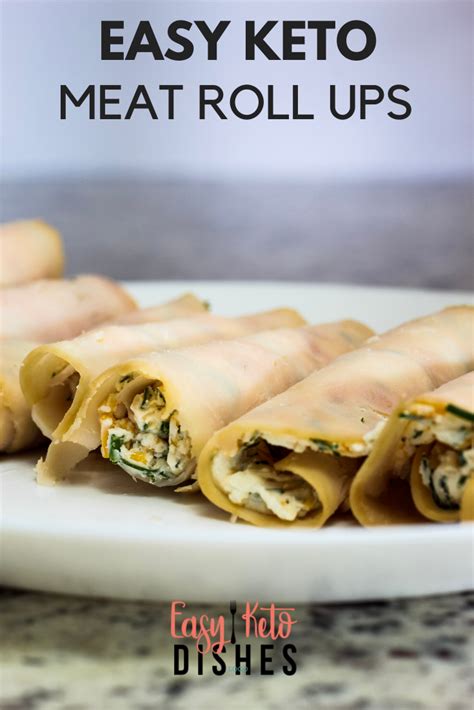 Keto Meat Roll Ups Easy Keto Dishes