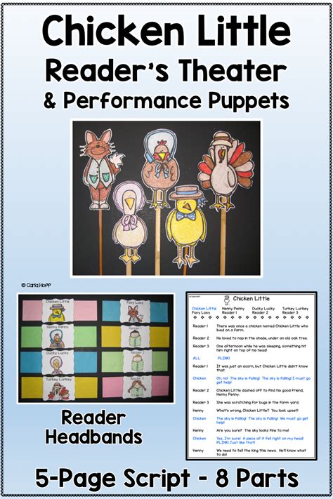 First And Second Grade Students Will Love Performing Chicken Little With