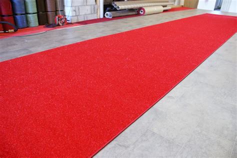 Custom Made Red Carpets Of Up To 4 X 25 Metres