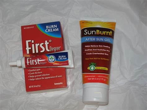 First Degree And Sunburnt Relief For Sunburn And Other Minor Burns