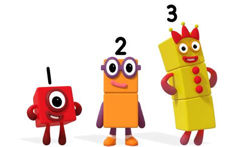 Check Out This Transparent Numberblocks Numbers 1 To 3 Png Image