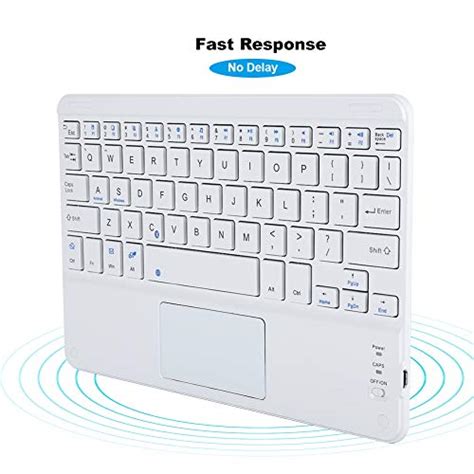 Ashata Bluetooth Touchpad Keyboardportable Wireless Keyboard With