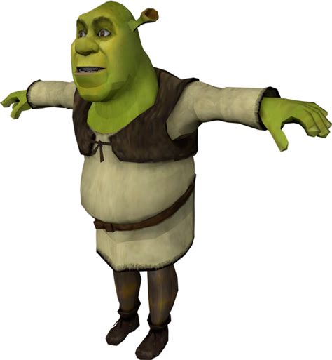 Shrek Face Png Pc Computer Tony Hawk S Underground Shrek Meme Transparent Background Clipart