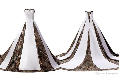 2018 Plus Size Camo Wedding Dress With Sweetheart Applique Lace Sequin Beading And Court