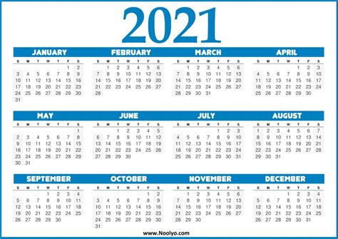 The euro 2021 started on 11 june, 2021 with turkey vs italy at the stadio olimpico in rome. US Calendar 2021 - United States 2021 Calendar - Noolyo.com