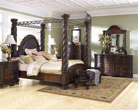 North Shore Poster Canopy Bedroom Set From Ashley B553 Coleman