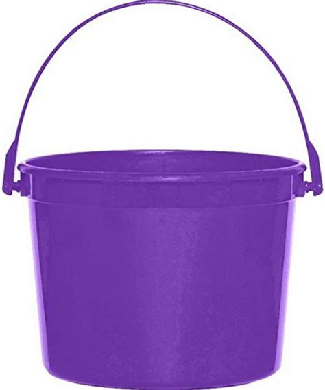 Amscan 268902106 Amscan High Quality New Purple Plastic Bucket With