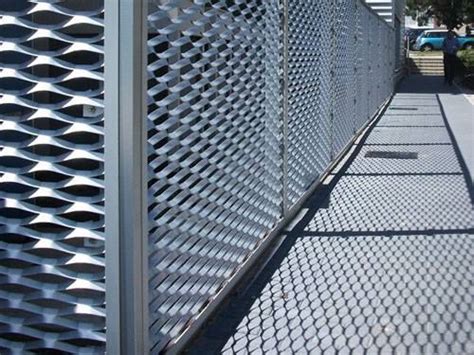 Expanded Metal Infill Panel For Fence Stair And Walkway Railing