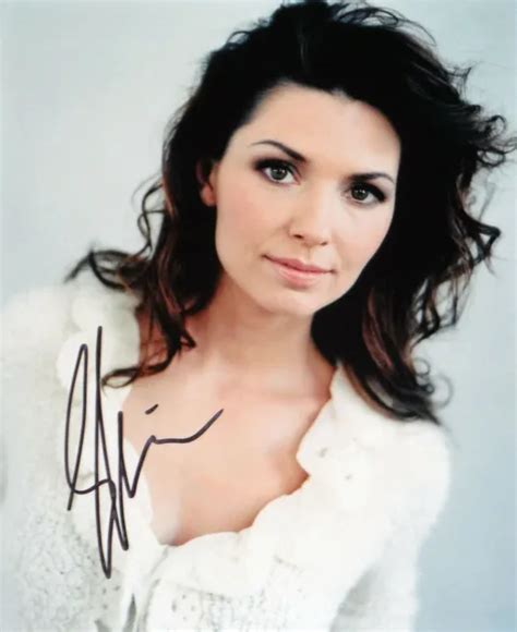 Shania Twain Hand Signed 10x8 Sexy Hot Photo Singer Up Come On Over