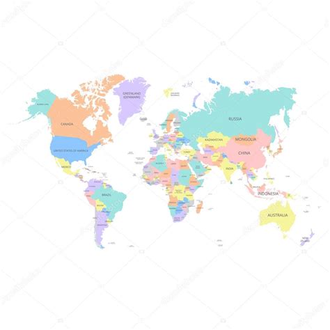 Arriba Foto El Mapa Del Mundo Con Nombres Actualizar
