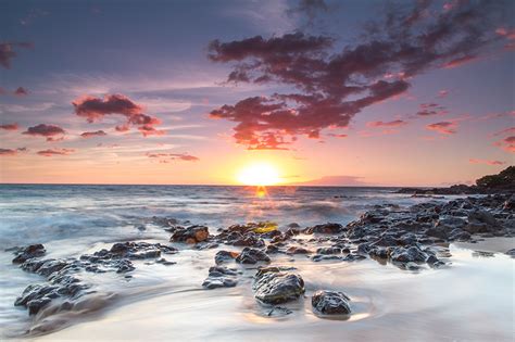 Fotos Von Hawaii Kihei Meer Ozean Natur Himmel Morgendämmerung Und