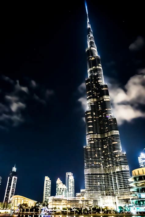 Burj Khalifa Bei Nacht Foto And Bild Architektur Architektur Bei Nacht