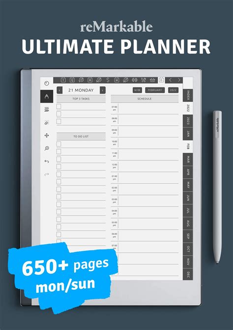 2023 Remarkable Planner Templates Download Best Free And Premium Pdf