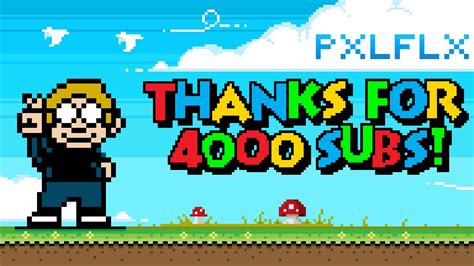 Pxlflx Thanks For 4000 Subs Subscribe For Pixel Art Animation