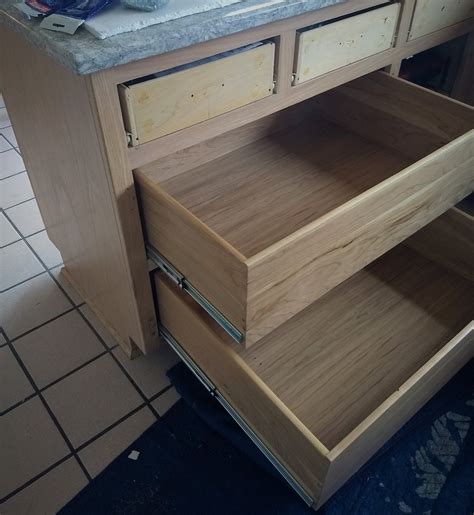 Converting Lower Cabinets To Drawers Kitchen Craftsman Geneva Illinois