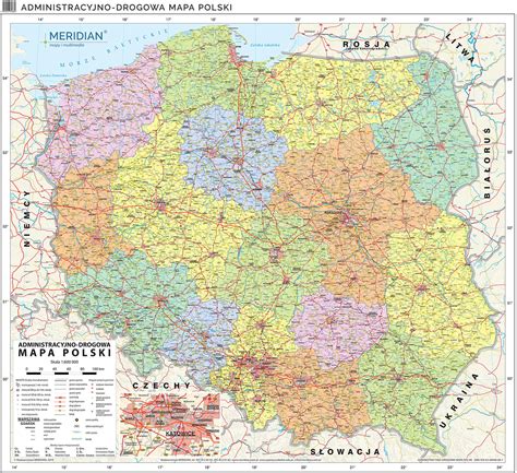 Na tej turystycznej mapie polski zaznaczyliśmy miejscowości i atrakcje turystyczne, a także noclegi. Mapa administracyjno-drogowa Polski (stan na 2019) - mapa ...