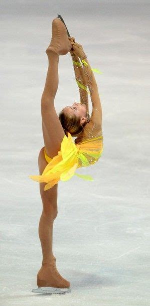 Russian Figure Skater Elena Radionova Performs During The Ladies Short