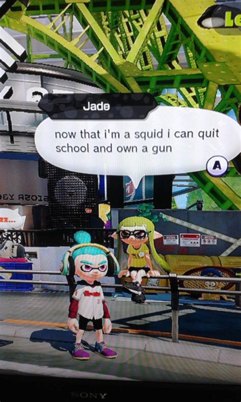 Advantages of squidhood | Splatoon | Know Your Meme