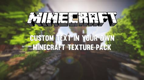 How To Rename Items In Your Minecraft Resource Pack Minecraft