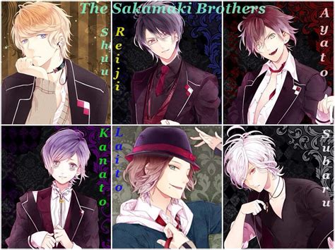 Which Sakamaki Brothers Diabolik Lovers Is Your Favourite Anime Amino