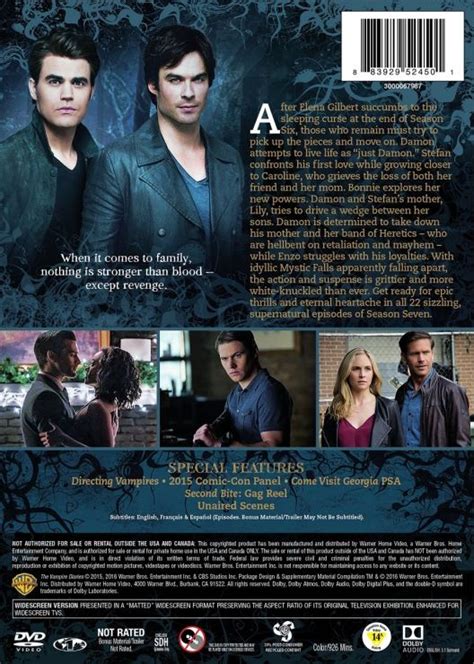 The Vampire Diaries Season 7 Dvd And Blu Ray 2015 Tvd Vampire