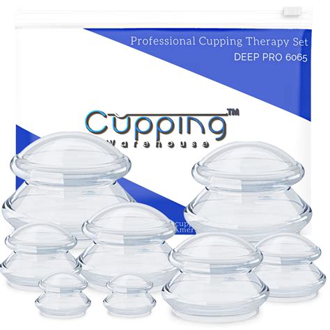 Buy Cupping Warehouse Advanced Supreme 8 Deep Pro 6065 Professional Cupping Therapy Set Body